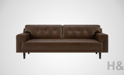 EQ3 Byrd Leather Sofa